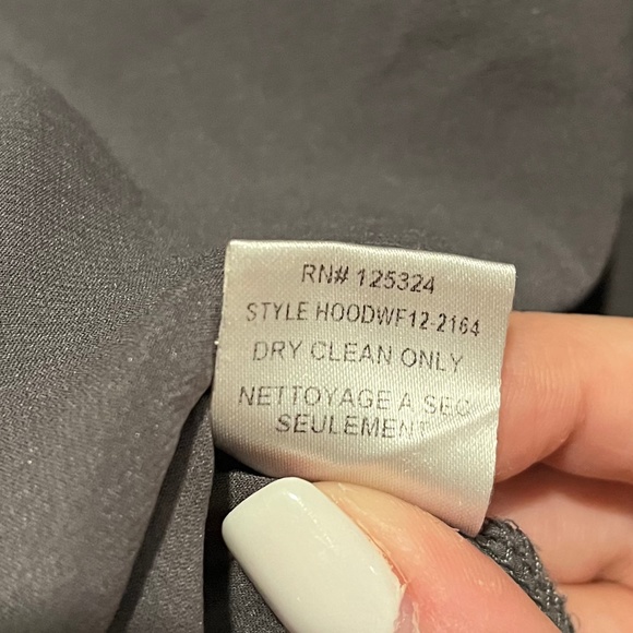 Gray T-Shirt with Small Pocket and Sheer Back - Picture 4 of 4